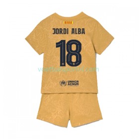 FC Barcelona Jordi Alba 18 Kind Uit Tenue 2022-23